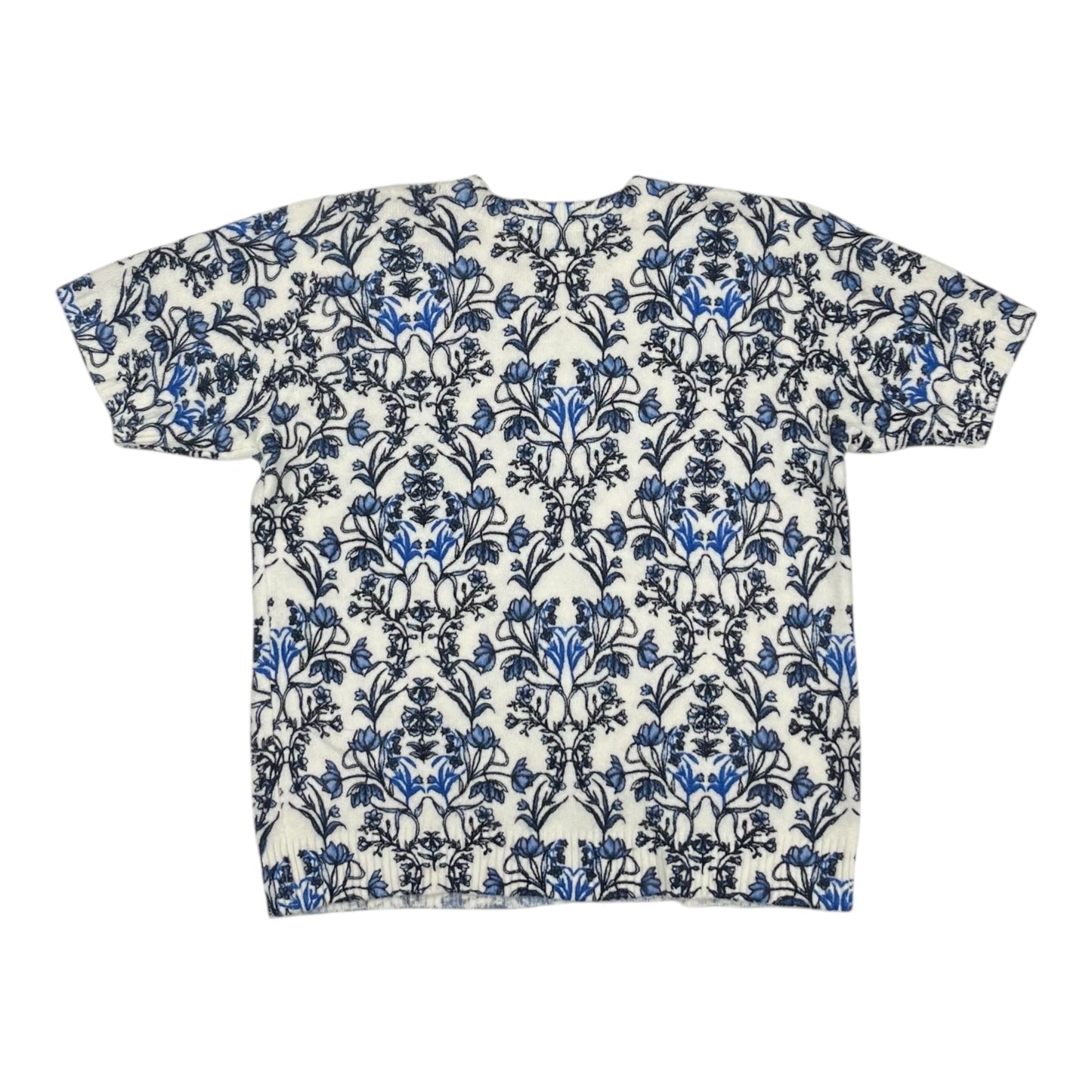 Sweater Ss By Cece In Blue & White, Size:L