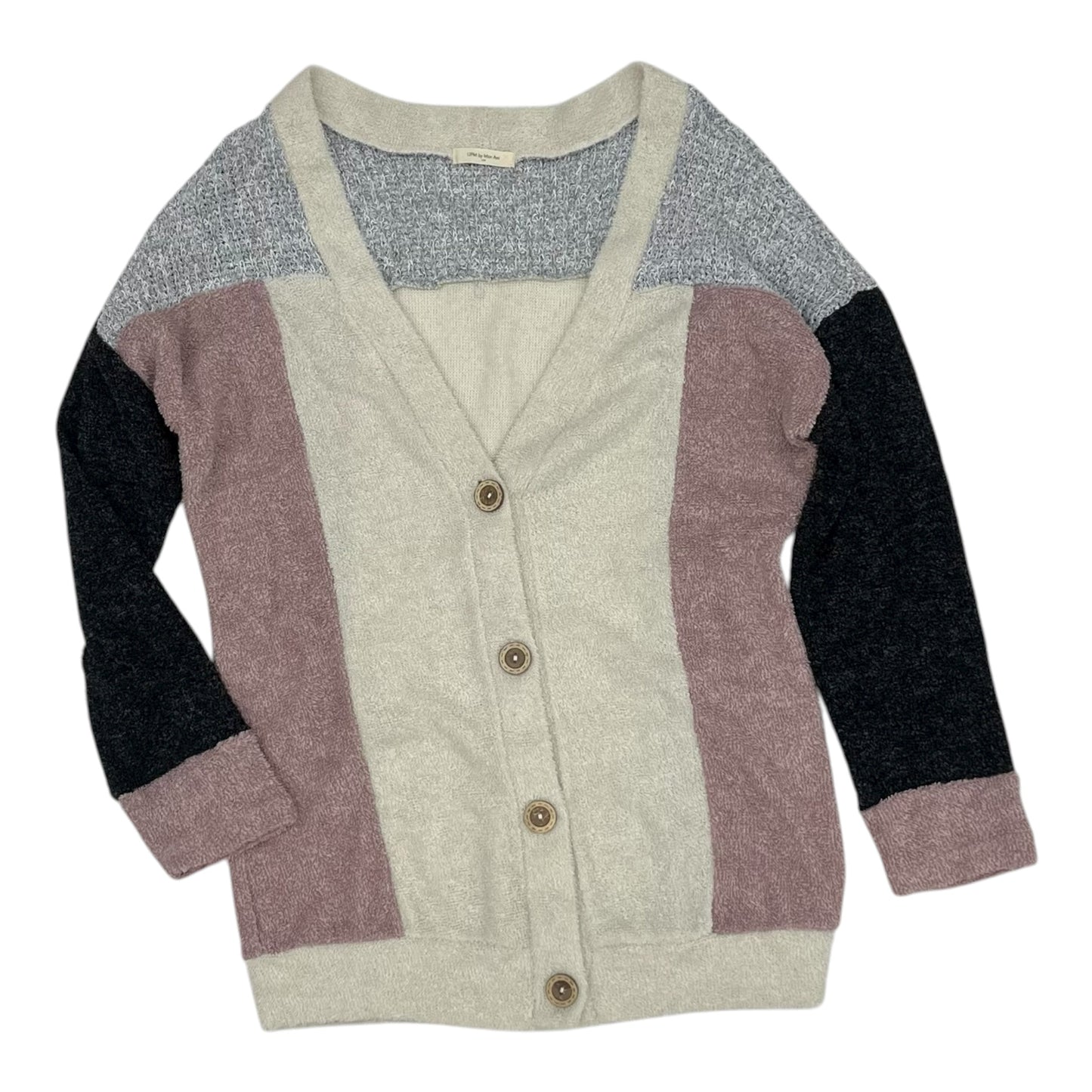 Sweater Cardigan By Mon Ami In Multi, Size:S