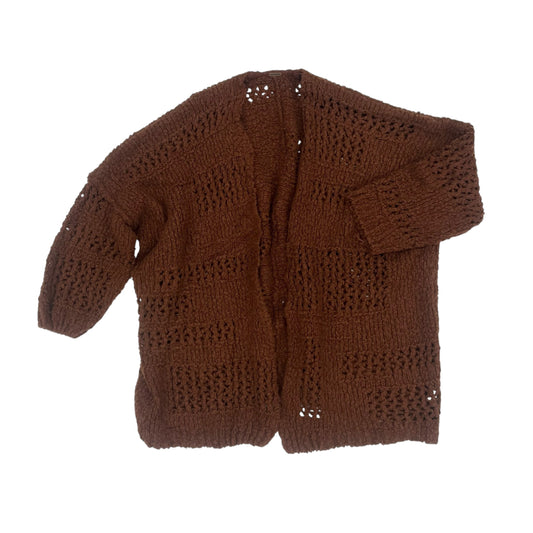 Sweater Cardigan By Free People In Brown, Size:S
