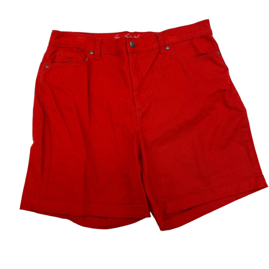 RED SHORTS by GLORIA VANDERBILT Size:14