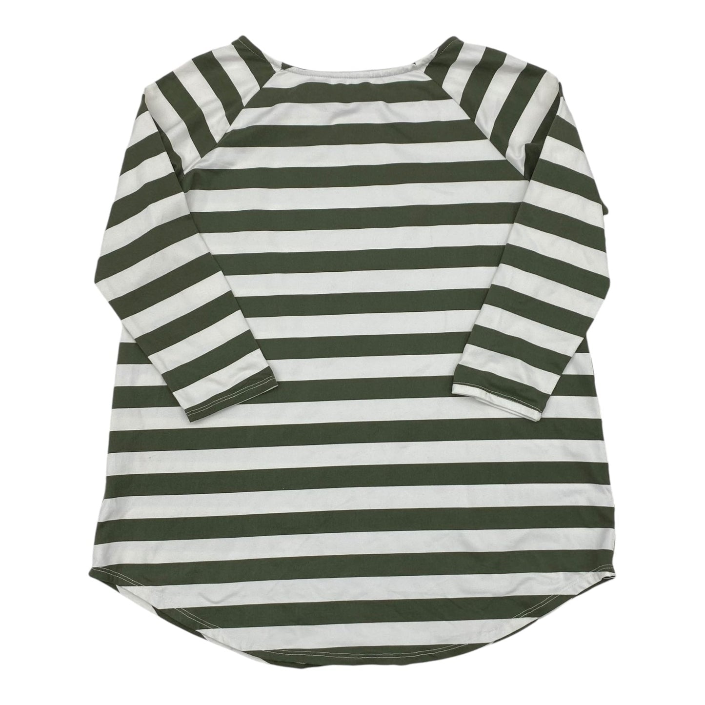 Top Ls By Reborn J In Green & White, Size:L