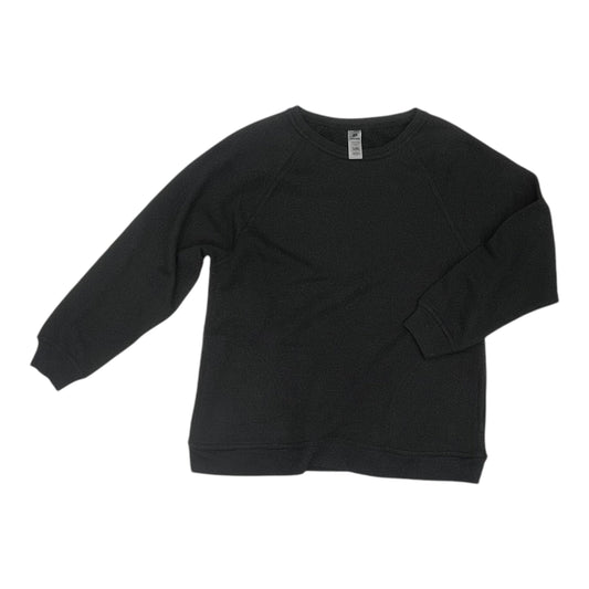 Athletic Top Ls Crewneck By Mono B In Black, Size:S