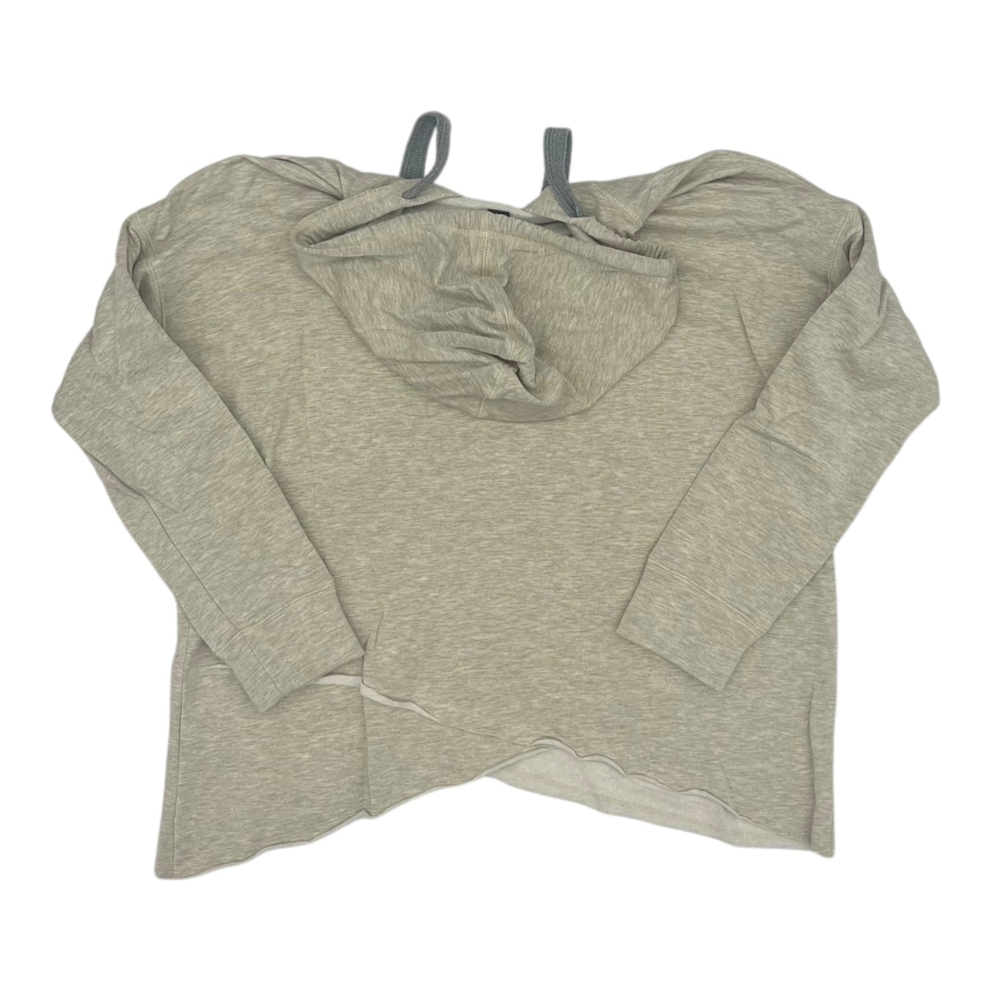 Sweatshirt Hoodie By Karen Kane In Tan, Size:Mp