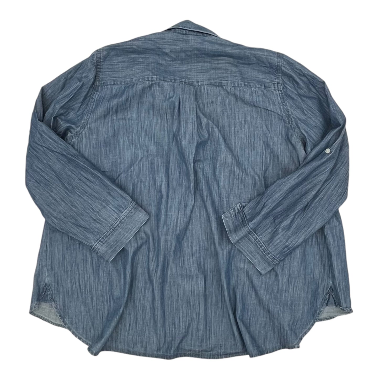 Top Ls By Lane Bryant In Blue Denim, Size:3X