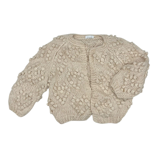 Sweater Cardigan By Clothes Mentor In Tan, Size:L