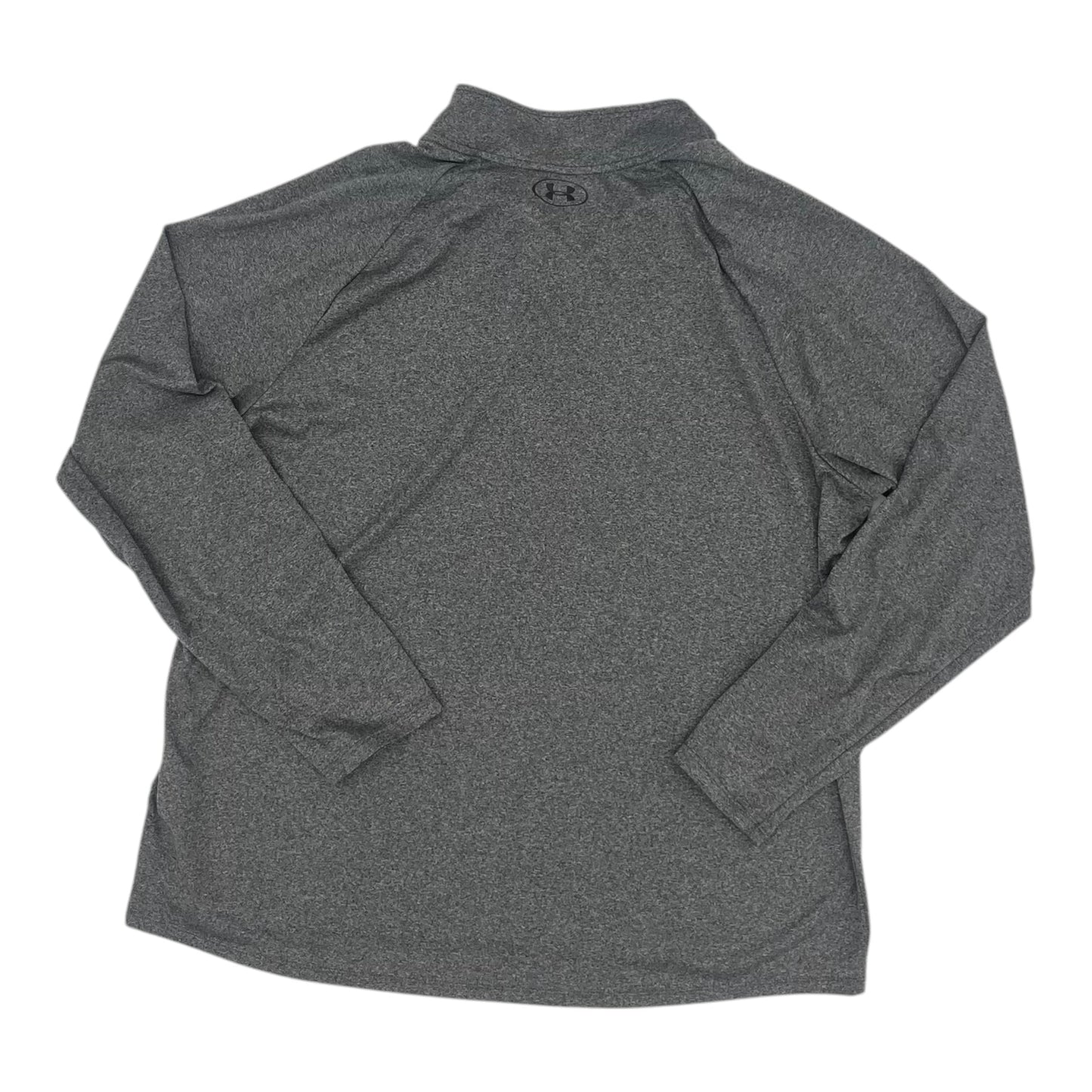 Athletic Top Ls Collar By Under Armour In Grey, Size:Xxl