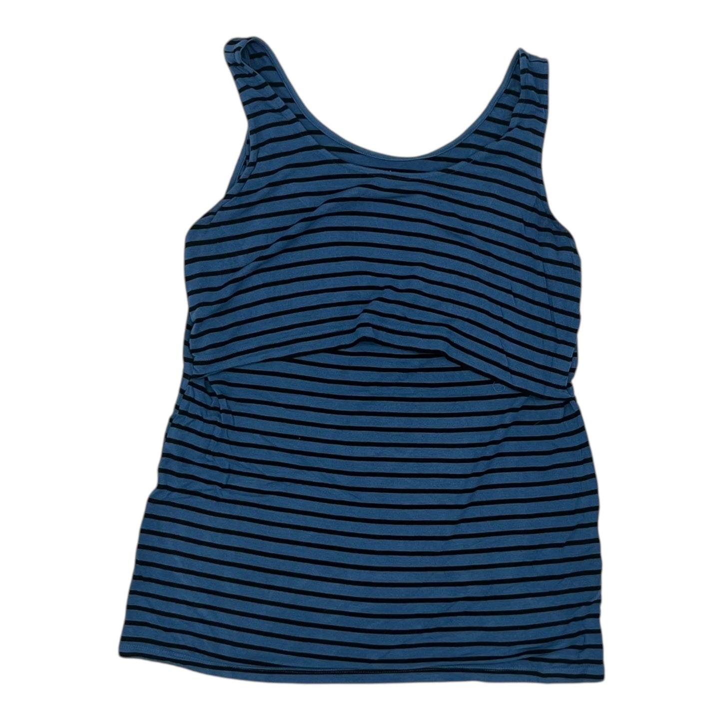 NURSING TOP SLEEVELESS by A GLOW In BLUE, Size: L