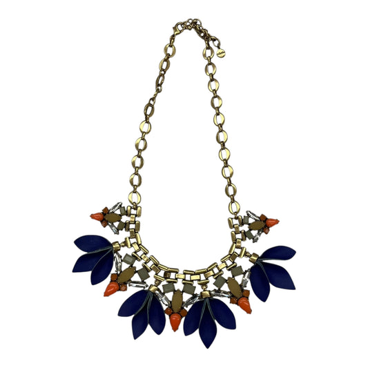 NECKLACE STATEMENT by STELLA AND DOT In BLUE & ORANGE