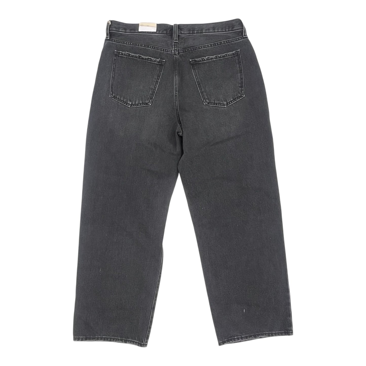 Jeans Straight By Universal Thread In Black Denim, Size:14