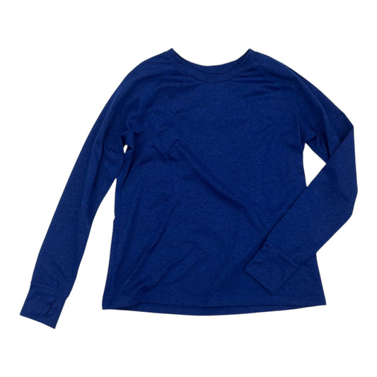 Athletic Top Ls Crewneck By Eddie Bauer In Blue, Size:Xl