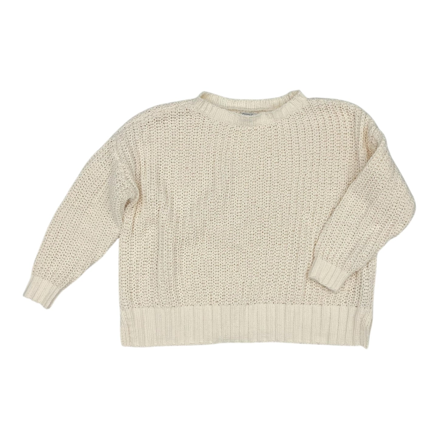 Sweater By American Eagle In Cream, Size:Xxs