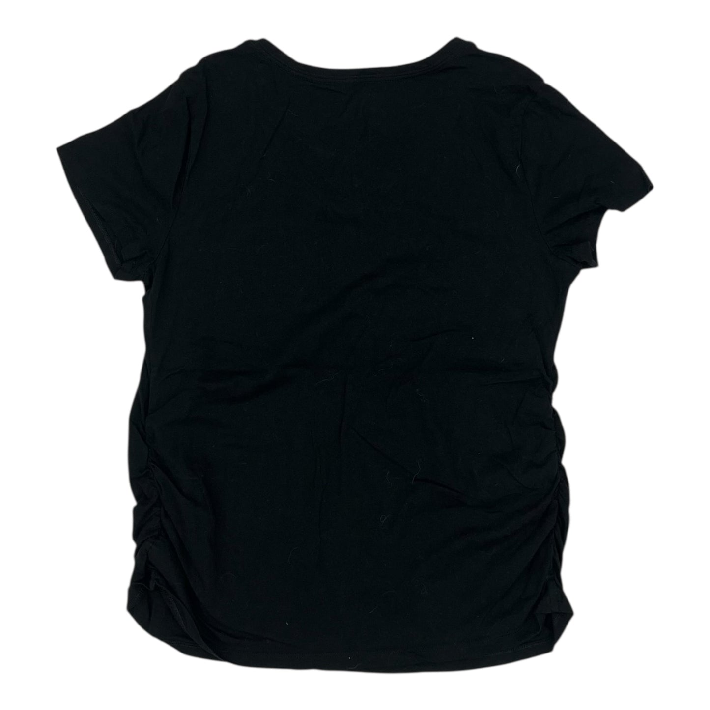 Mat Top Ss By Isabel Maternity In Black, Size:Xl