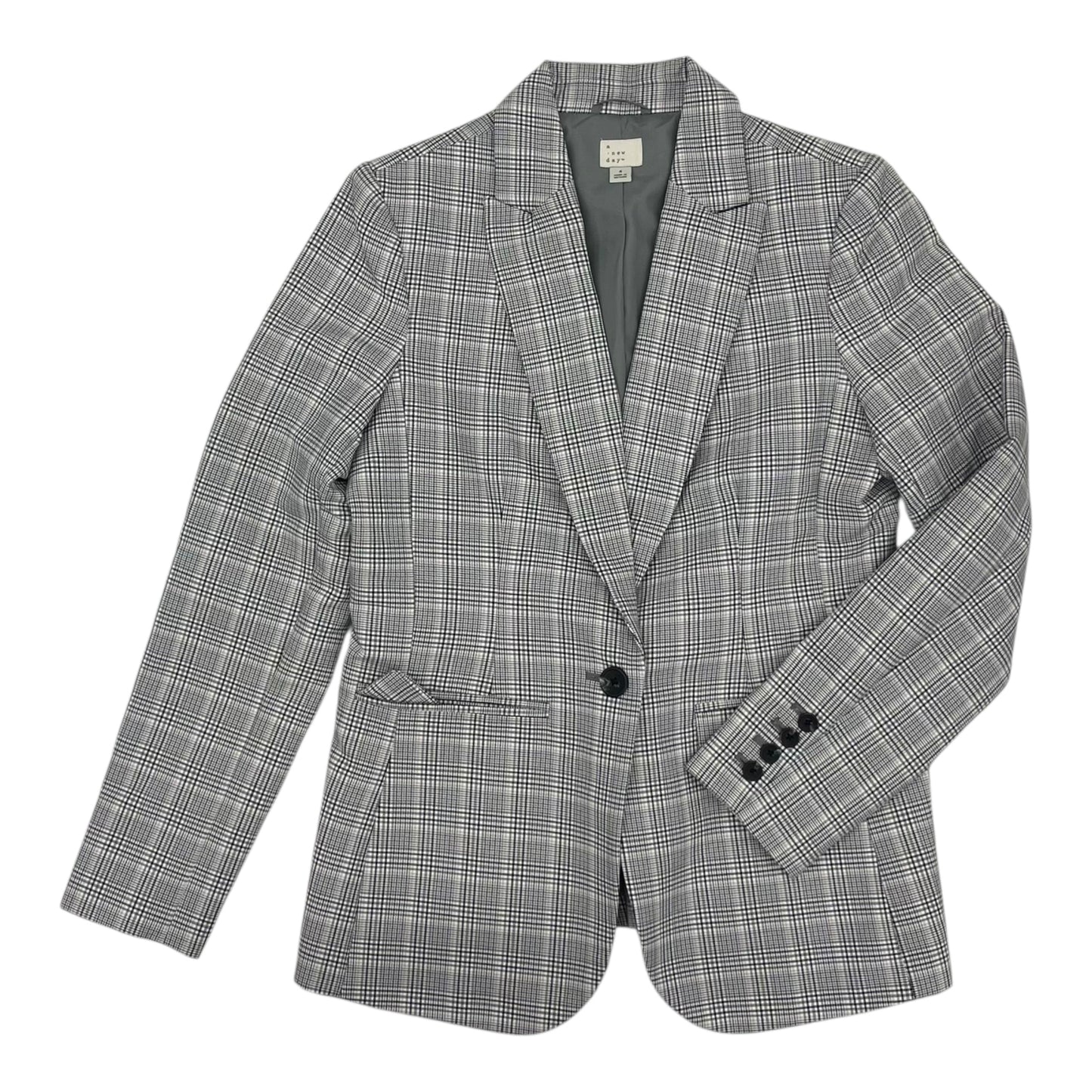 Blazer By A New Day In Plaid Pattern, Size:6