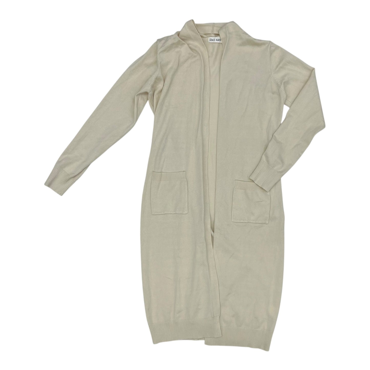 Cardigan By Grace Karin In Tan, Size:M