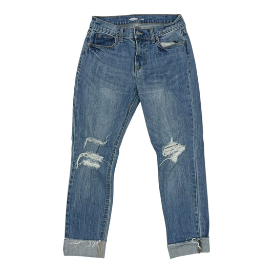 Jeans Boyfriend By Old Navy In Blue Denim, Size:0