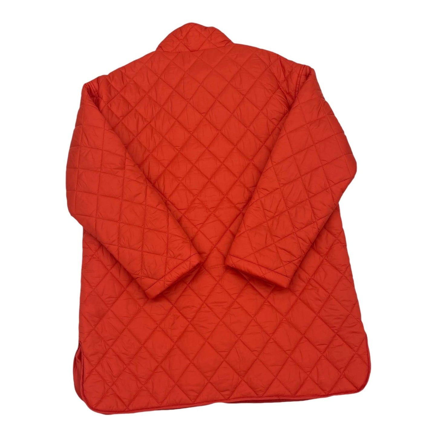 Jacket Puffer & Quilted By Time And Tru In Orange, Size:M