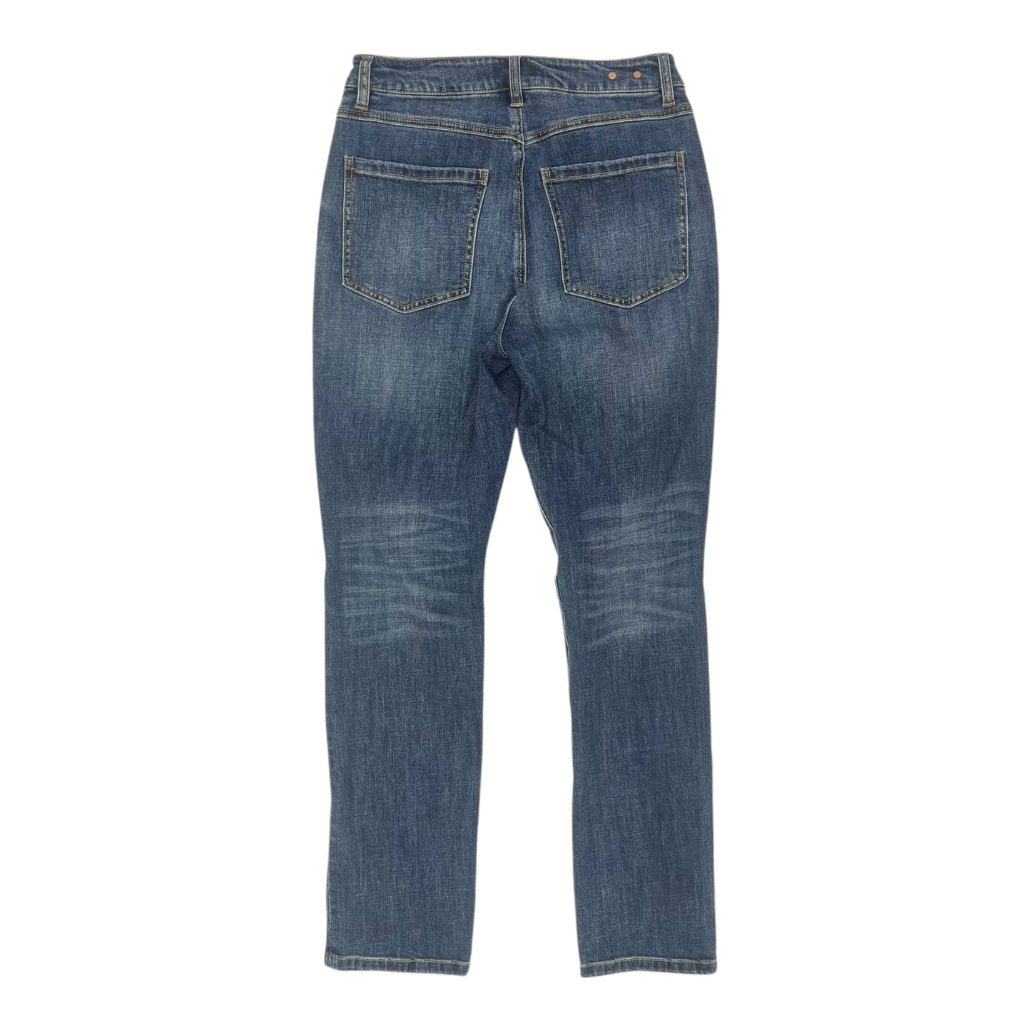 Jeans Straight By Cabi In Blue Denim, Size:6