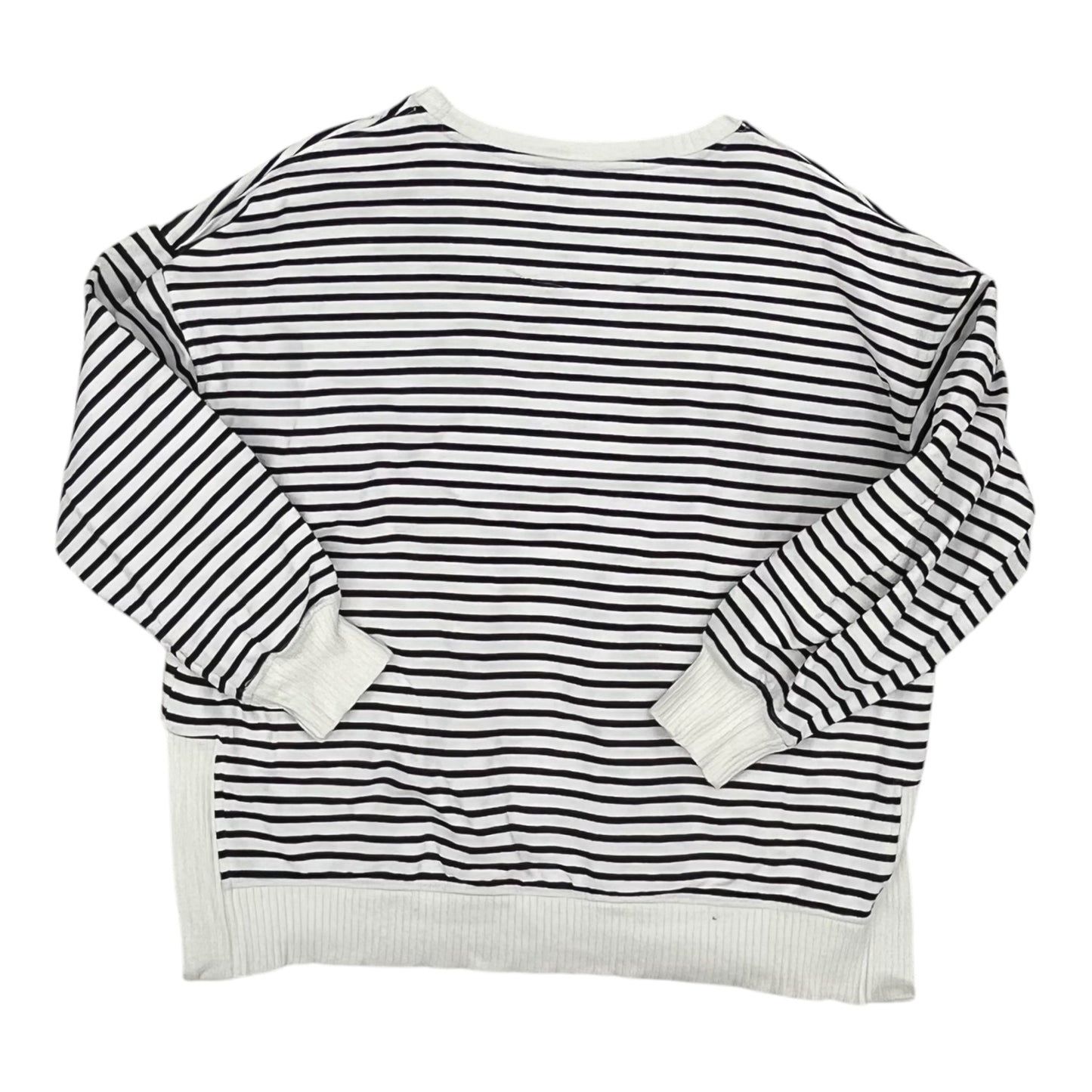 SWEATSHIRT CREWNECK by C AND C In BLACK & WHITE, Size: XL