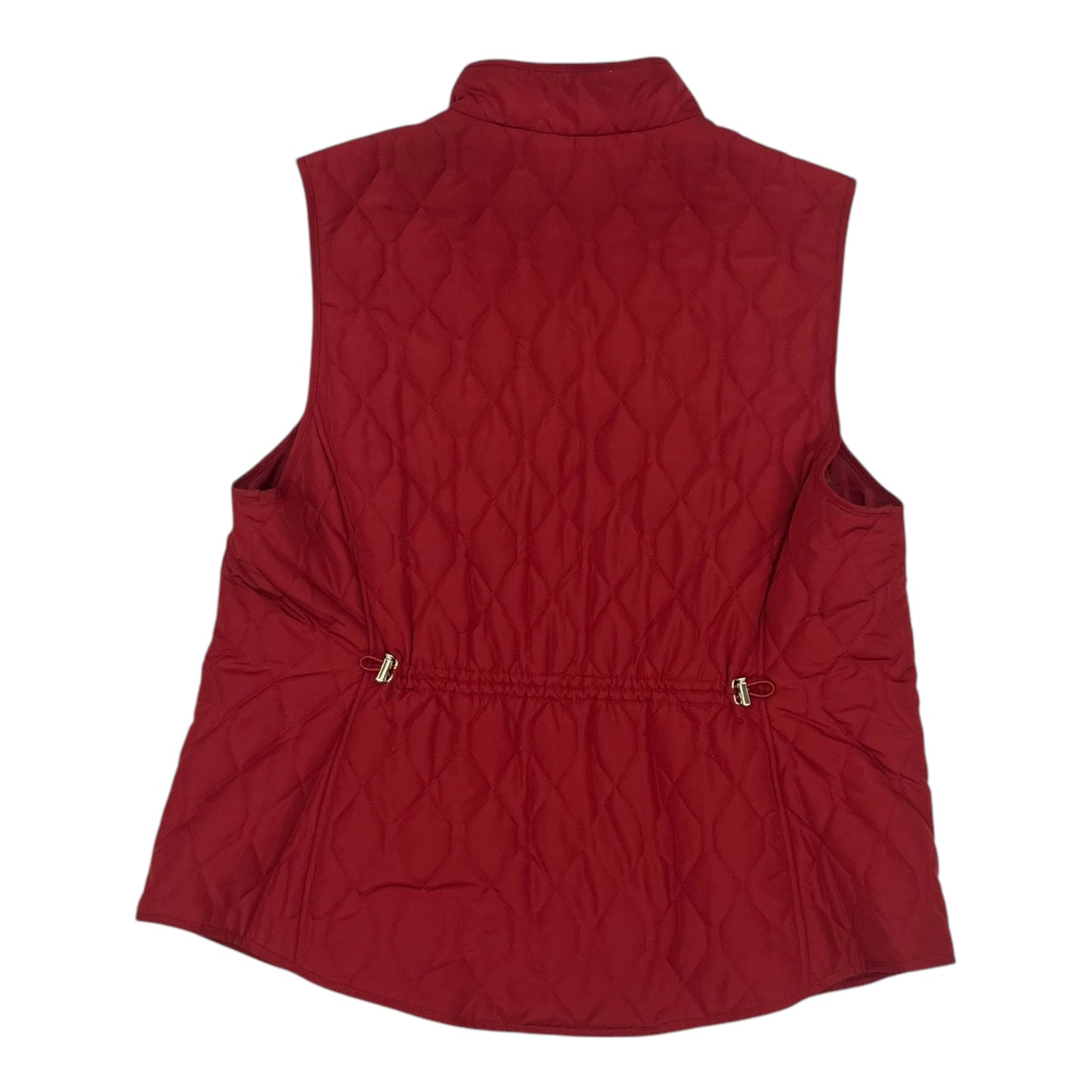 Vest Puffer & Quilted By Croft And Barrow In Red, Size:Xl