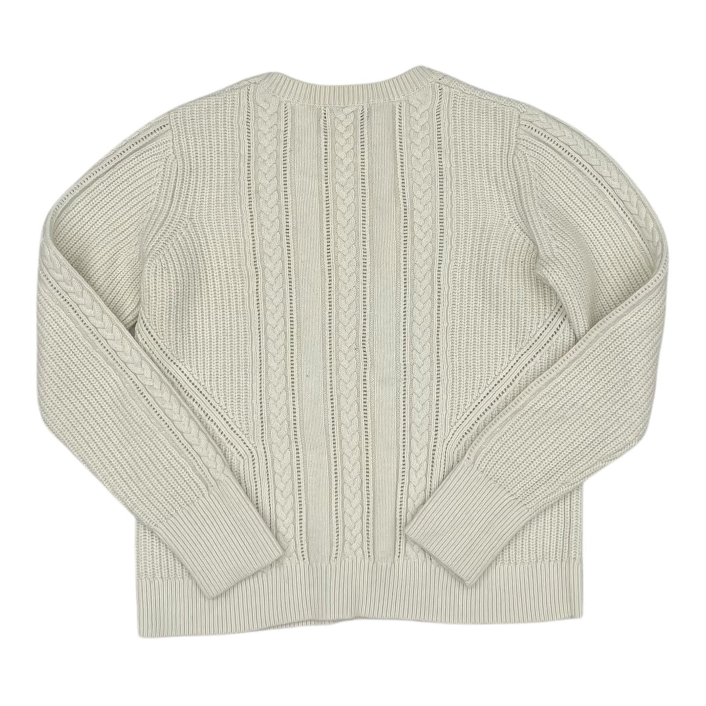 Sweater By Banana Republic In Cream, Size:L