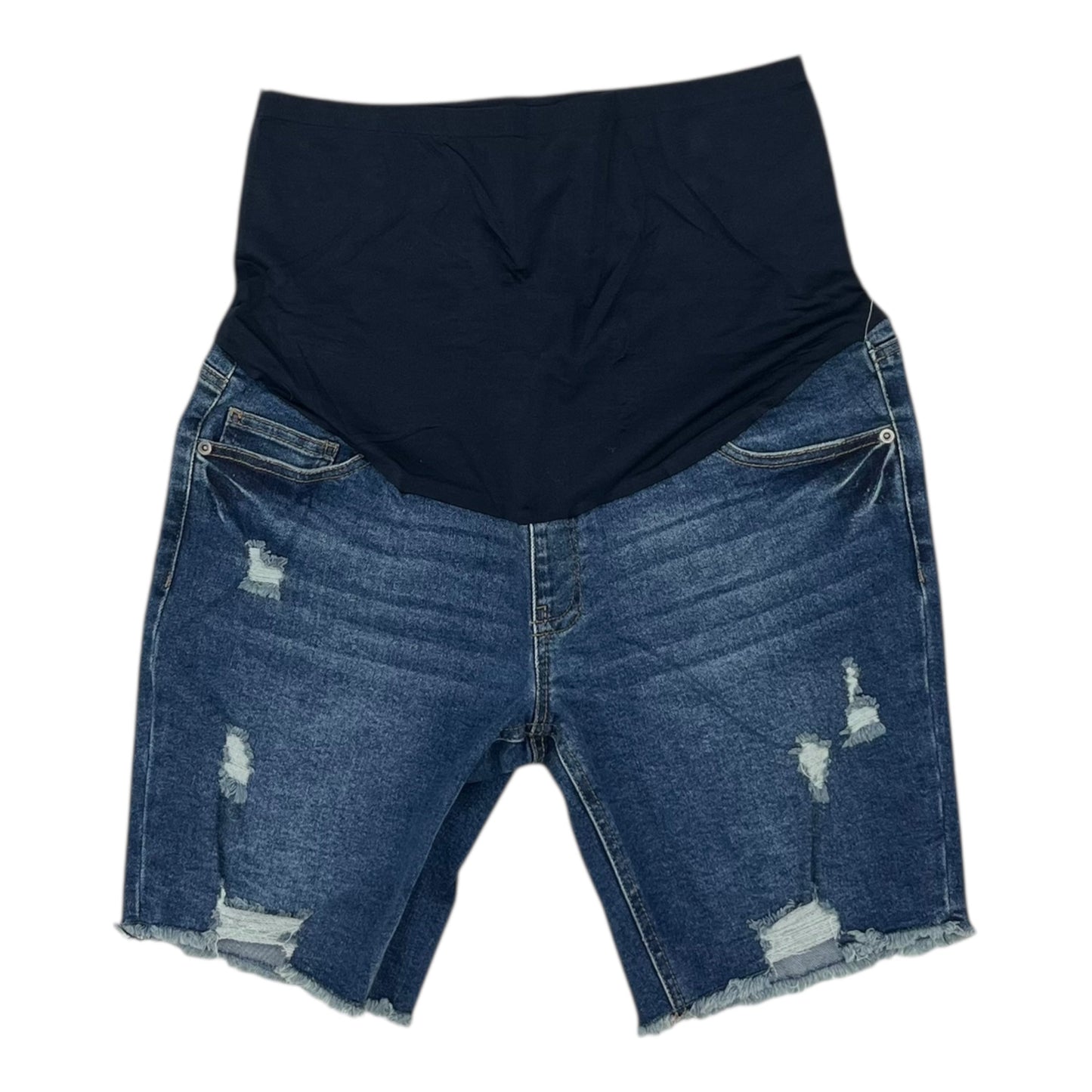 Mat Shorts By Time And Tru In Blue Denim, Size:L