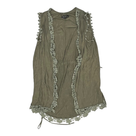 Vest Other By Pol In Green, Size:L