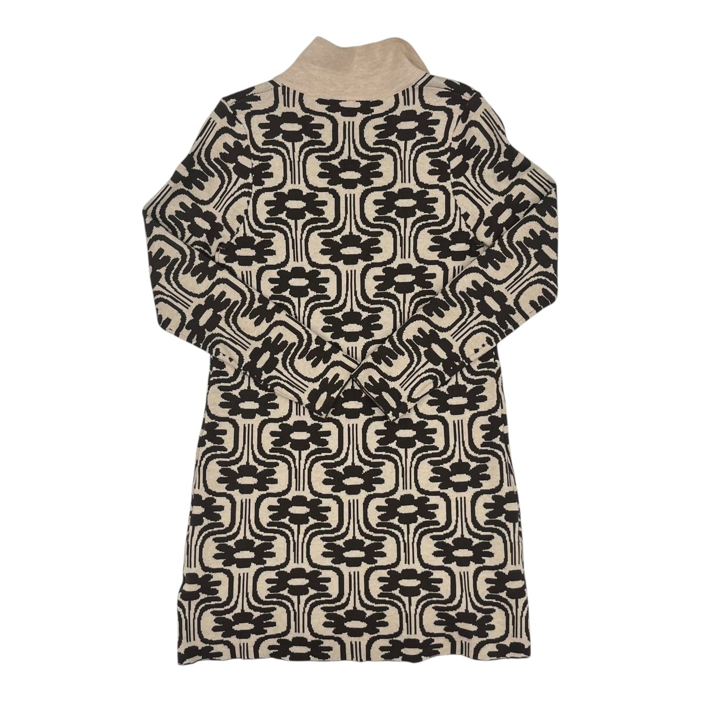 Dress Sweater By Polygram In Brown & Tan, Size:M