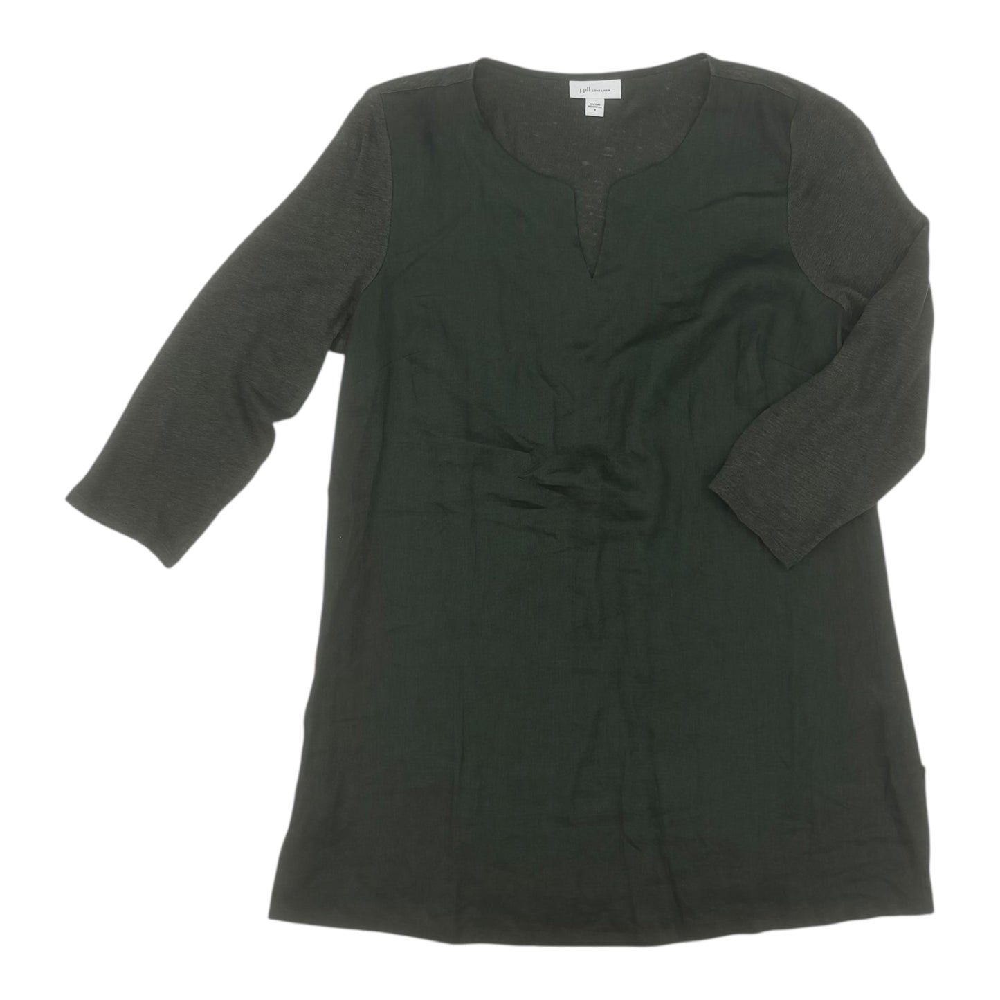 Top 3/4 Sleeve By J. Jill In Green, Size:S