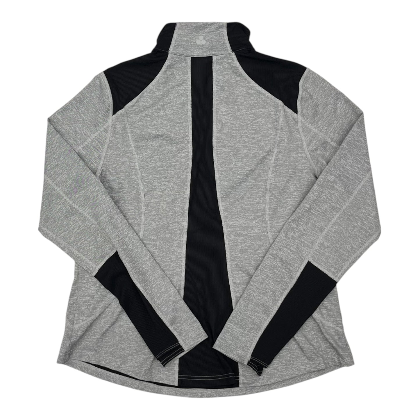 Athletic Top Ls Collar By Tek Gear In Grey, Size:Xl