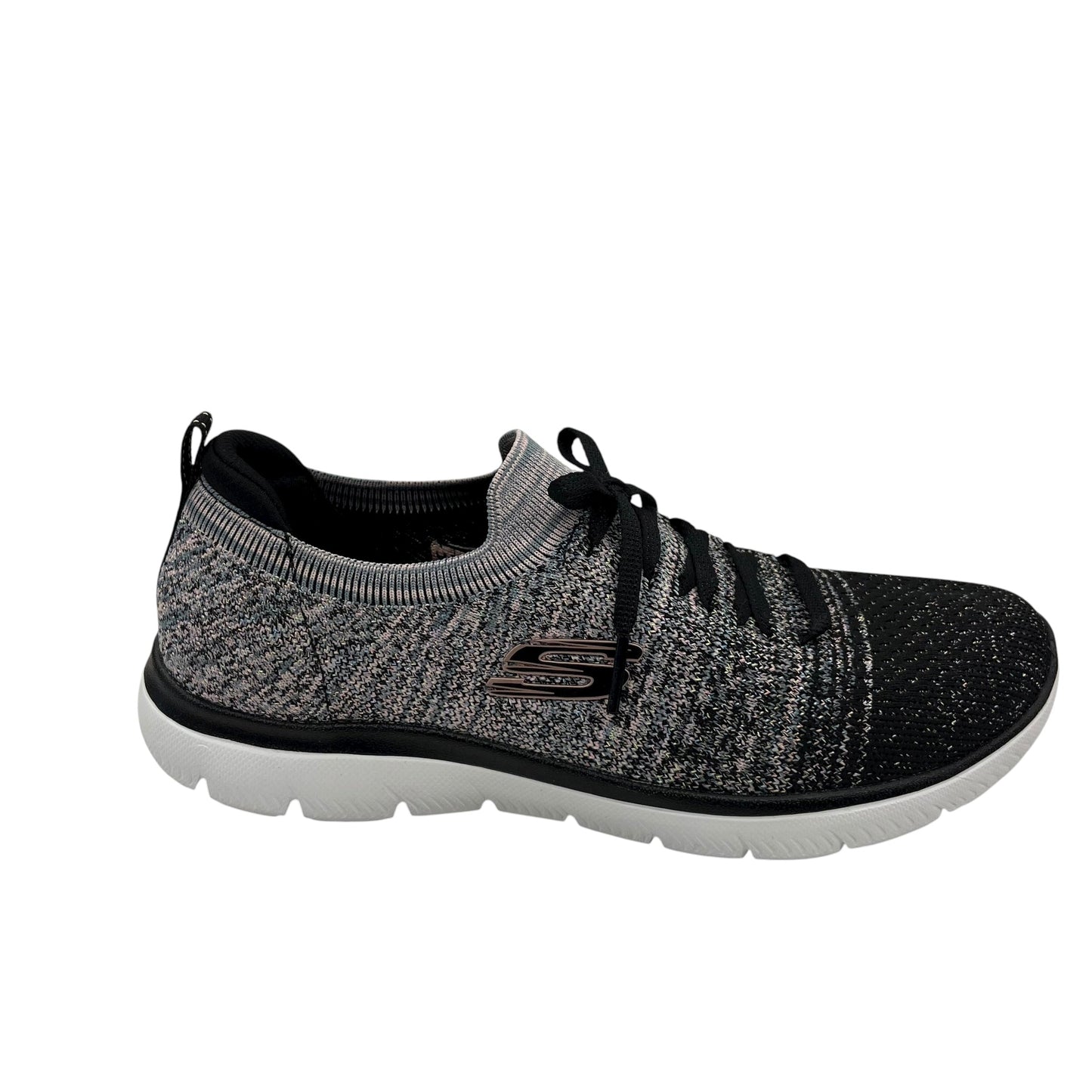 Shoes Sneakers By Skechers In Black & Grey, Size:9