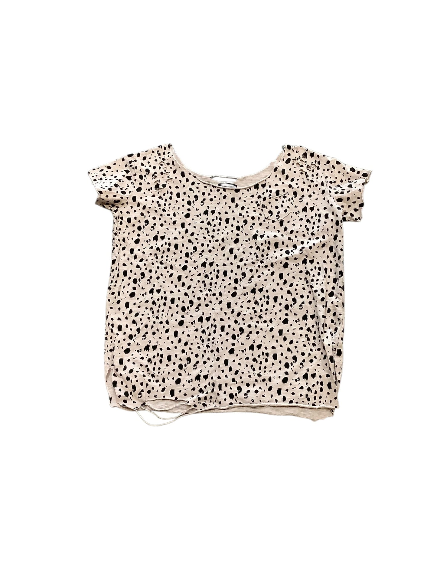 Top Ss Basic By Cma In Animal Print, Size:L