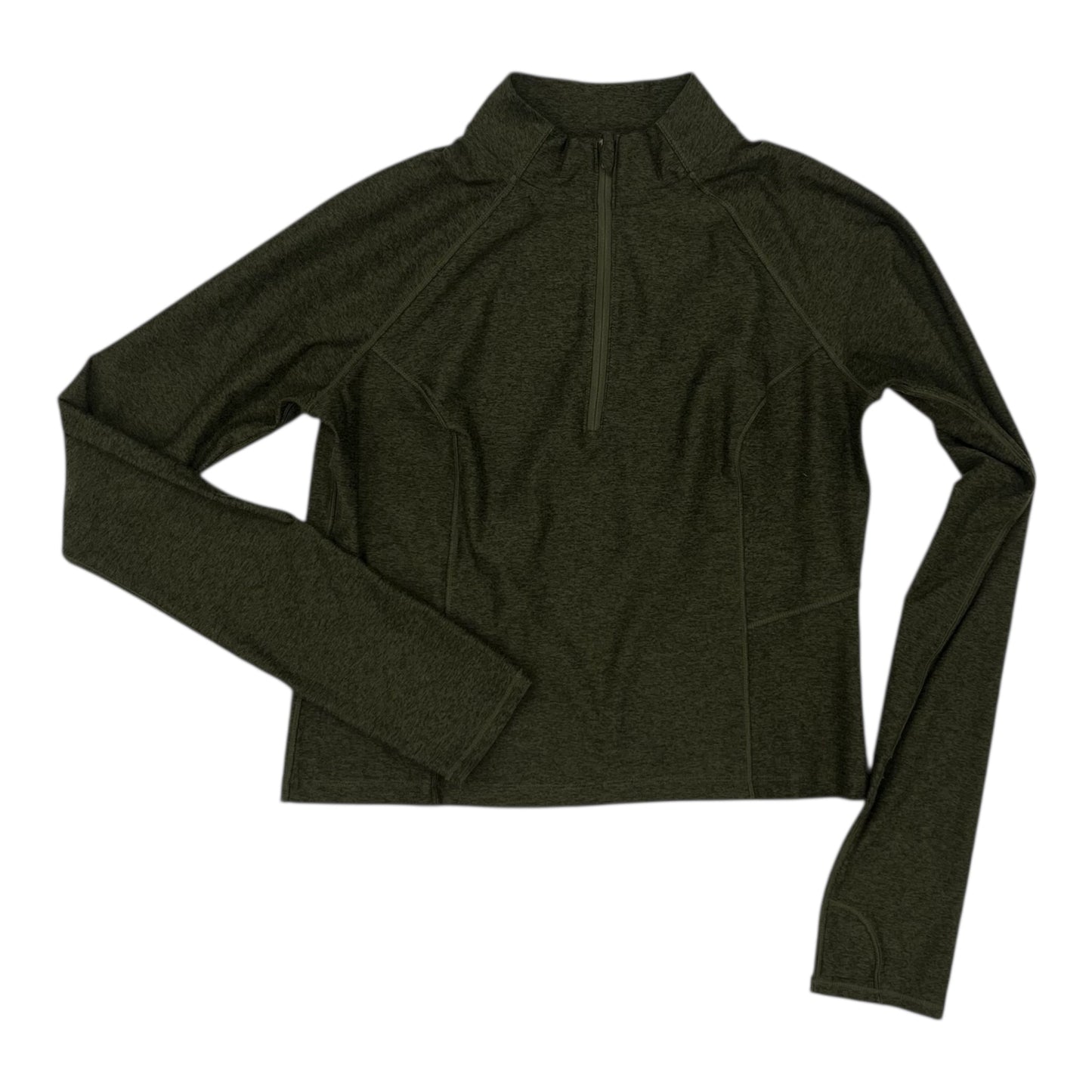 Athletic Top Ls Collar By Old Navy In Green, Size:L