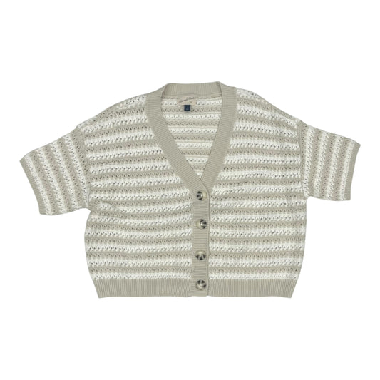 Sweater Ss By Universal Thread In Tan & White, Size:L