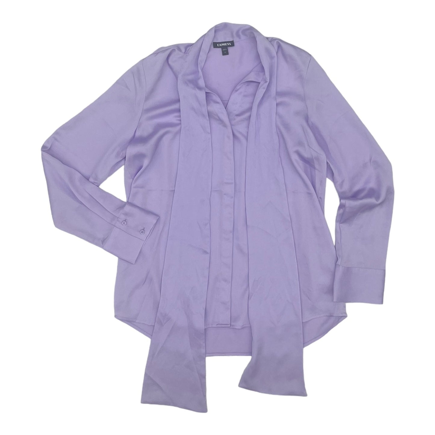 PURPLE EXPRESS BLOUSE LS, Size M