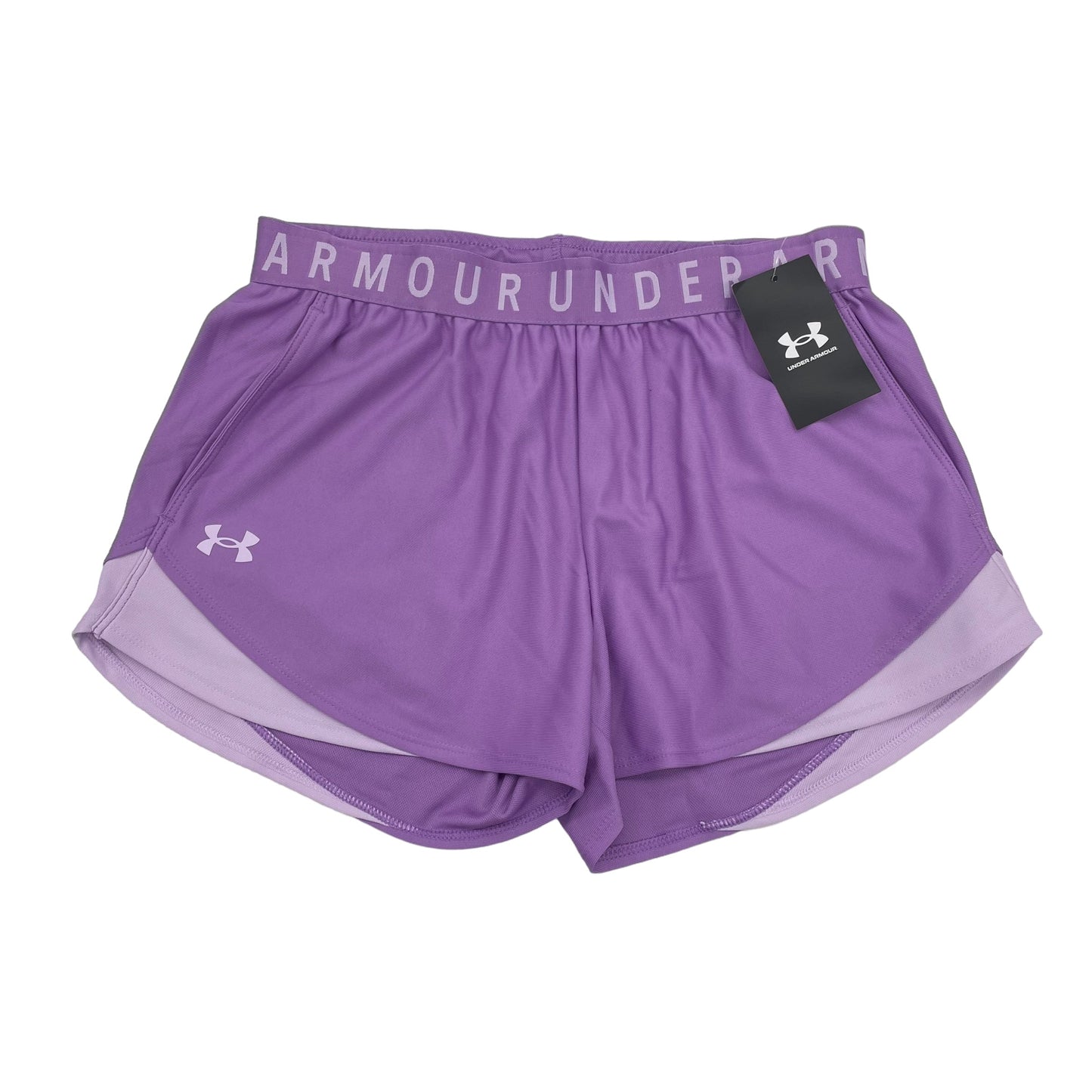 PURPLE ATHLETIC SHORTS by UNDER ARMOUR Size:S