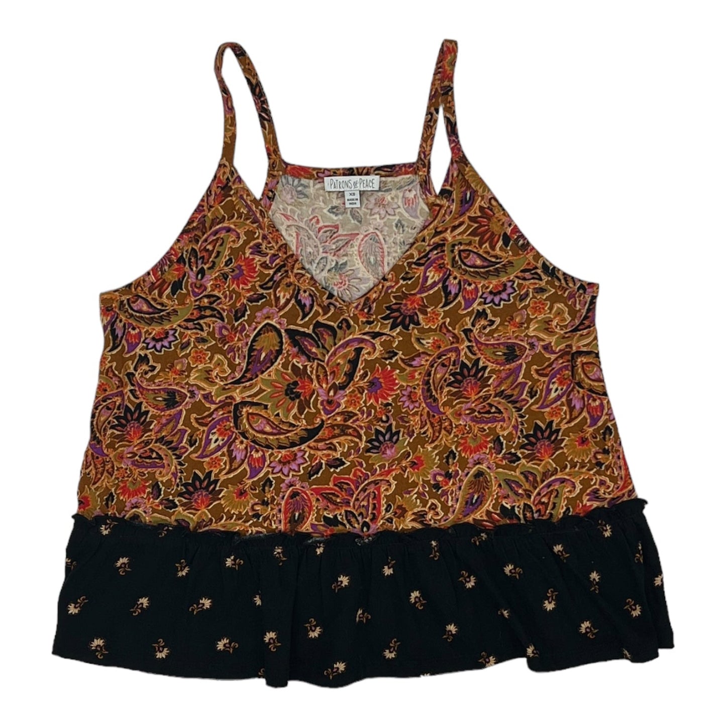 BROWN TOP SLEEVELESS by CLOTHES MENTOR Size:XS