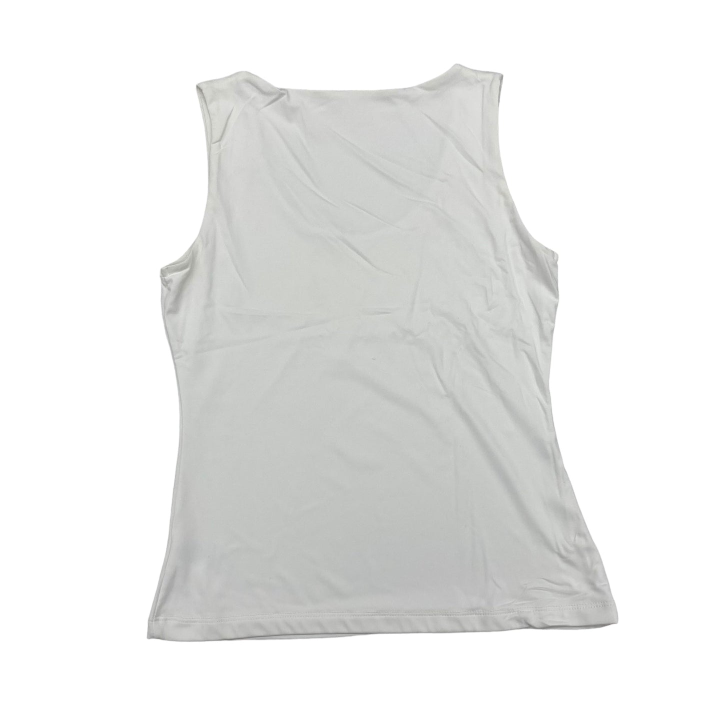 WHITE TANK TOP by TAHARI BY ARTHUR LEVINE Size:S