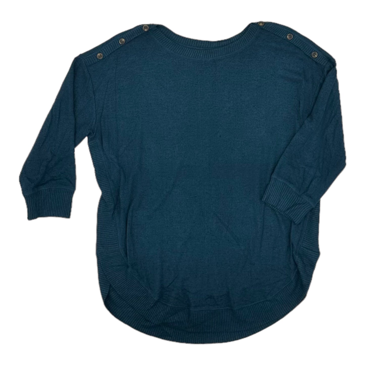 TEAL TOP 3/4 SLEEVE by MAURICES Size:M