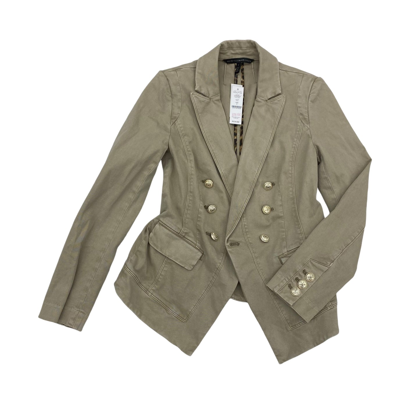 TAN BLAZER by WHITE HOUSE BLACK MARKET Size:S