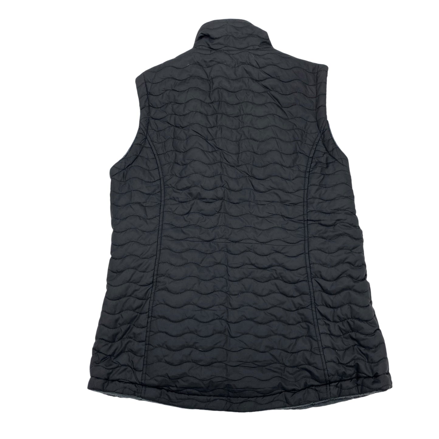 Vest Puffer & Quilted By Free Country In Black & Grey, Size:M