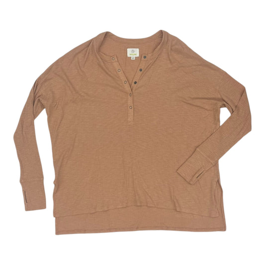 Top Ls By Aerie In Tan, Size:Xs