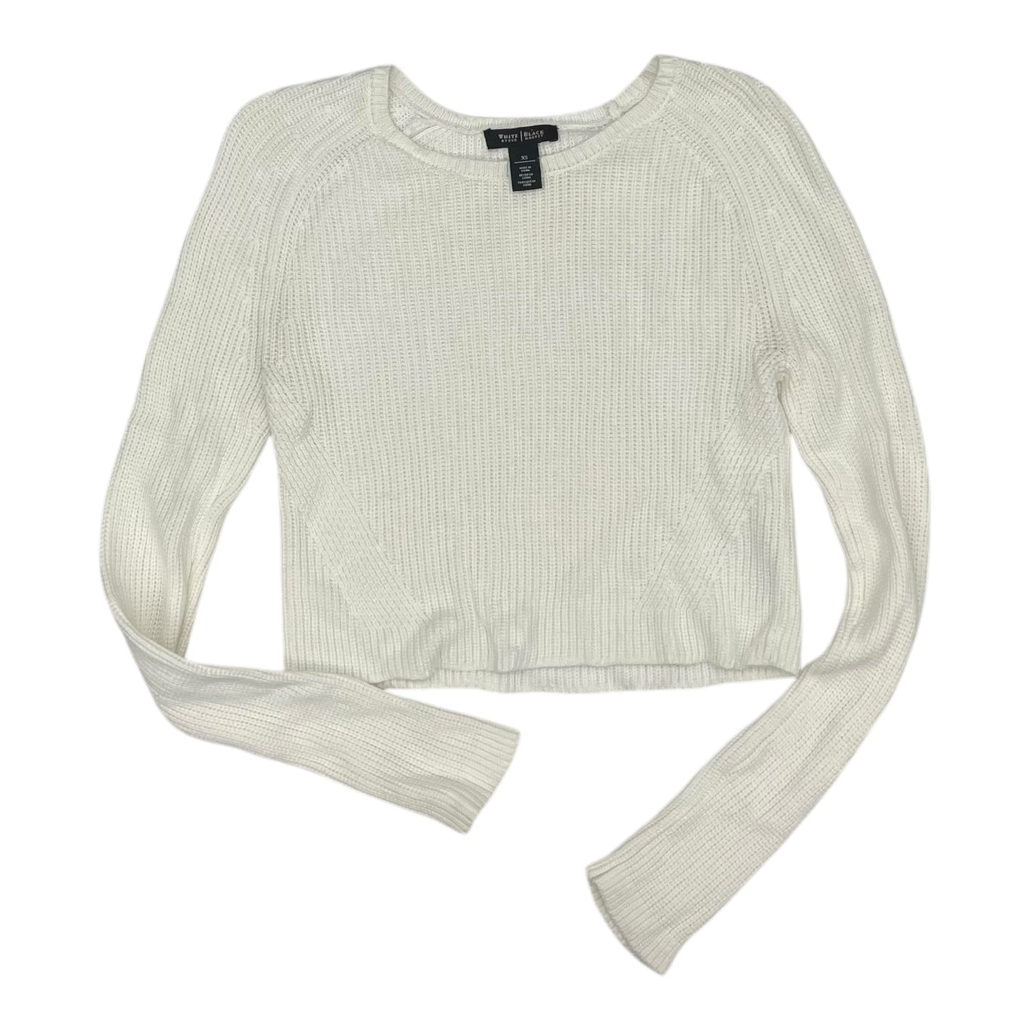 Sweater By White House Black Market In White & Yellow, Size:Xs