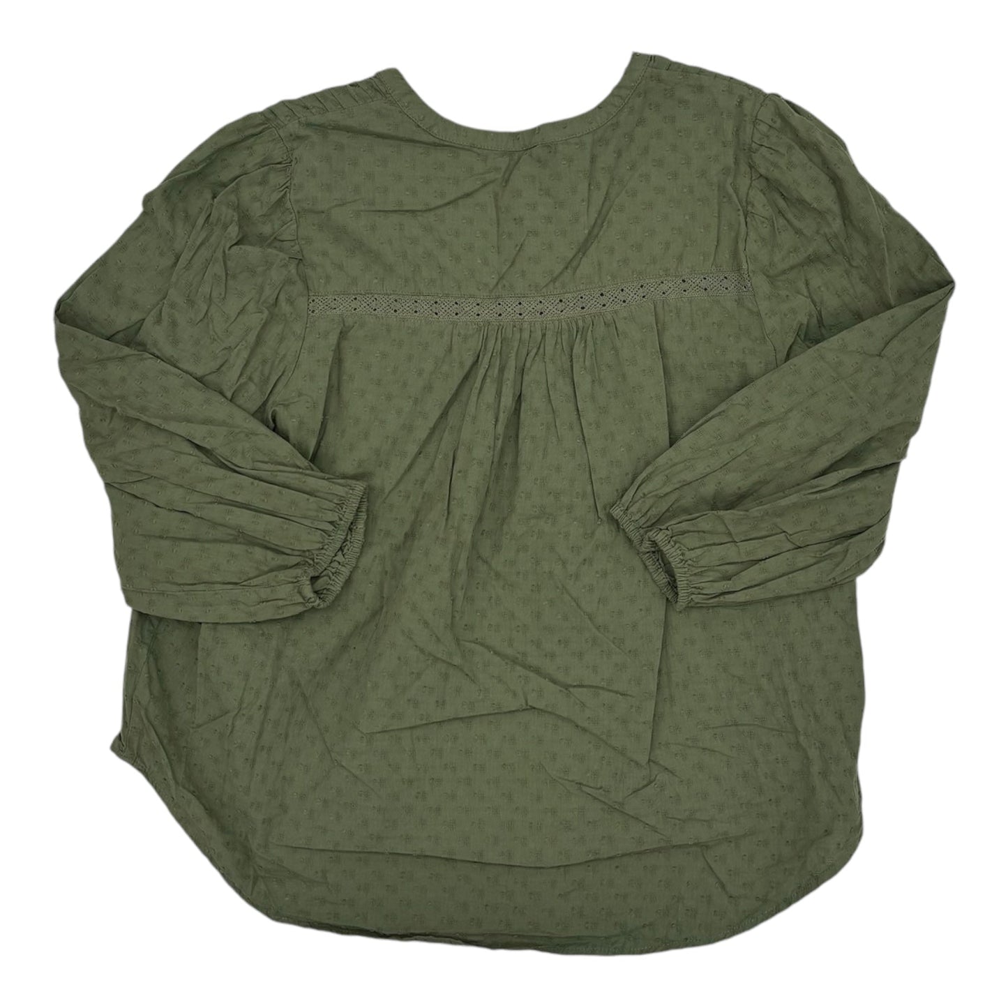 Top Ls By Falls Creek In Green, Size:1X