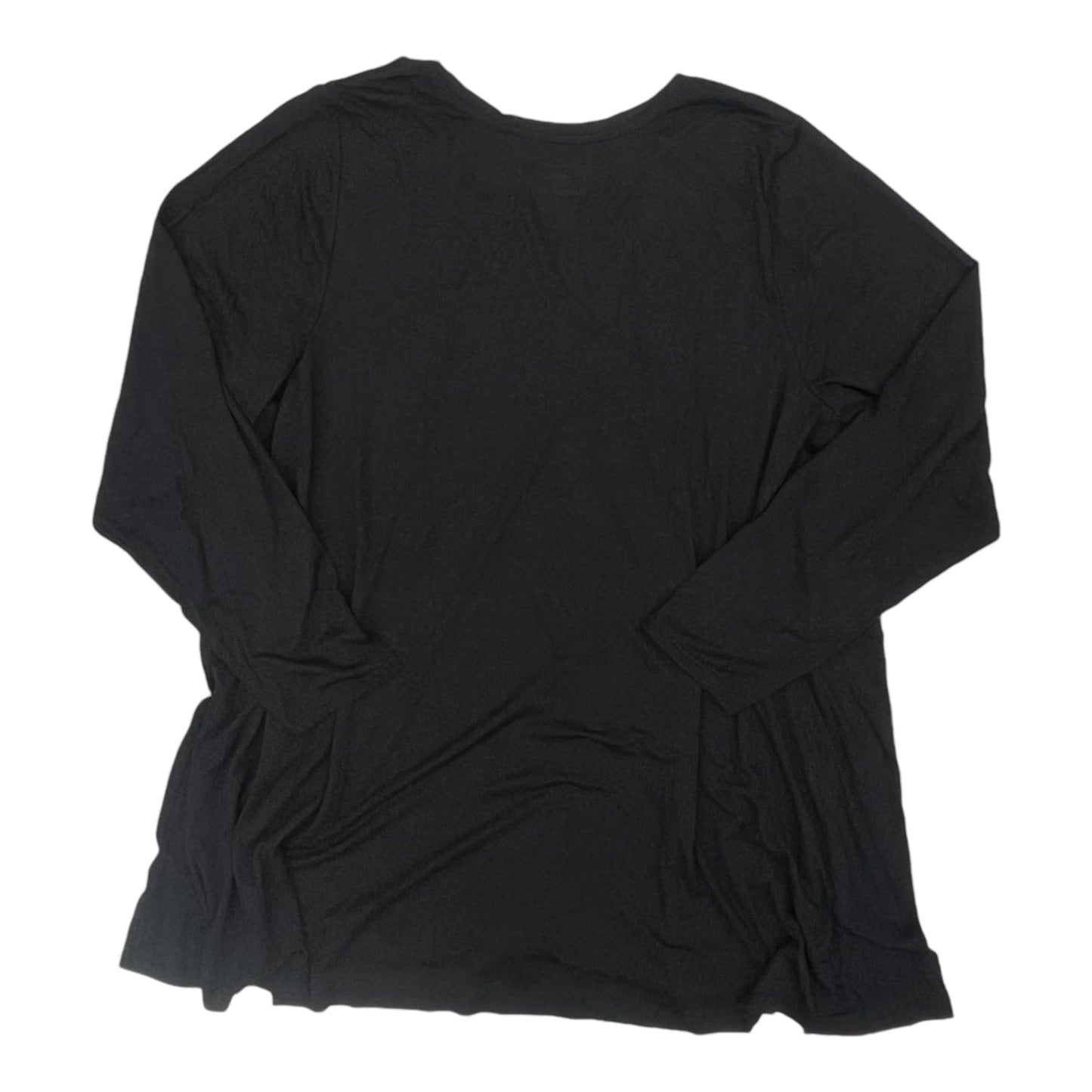 Top Ls By Lane Bryant In Black, Size:4X