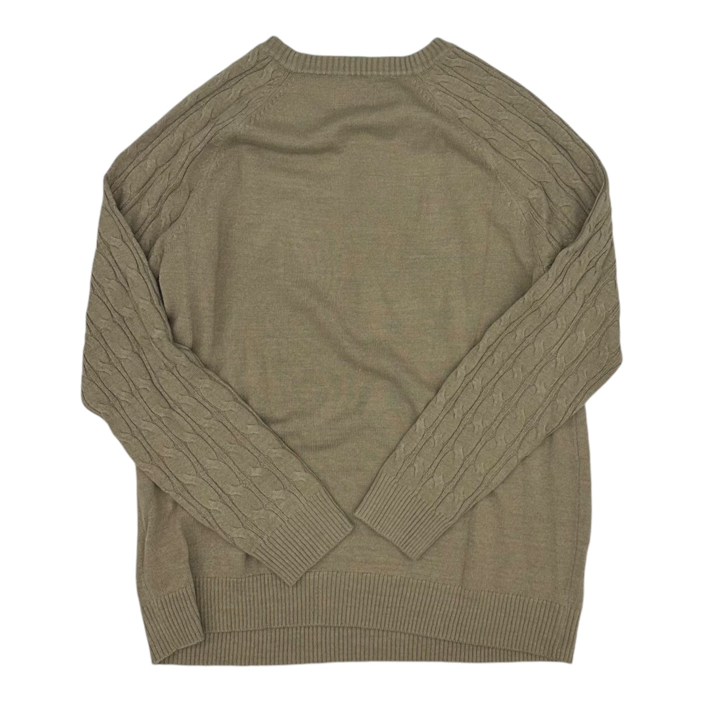 Sweater By Croft And Barrow In Tan, Size:L