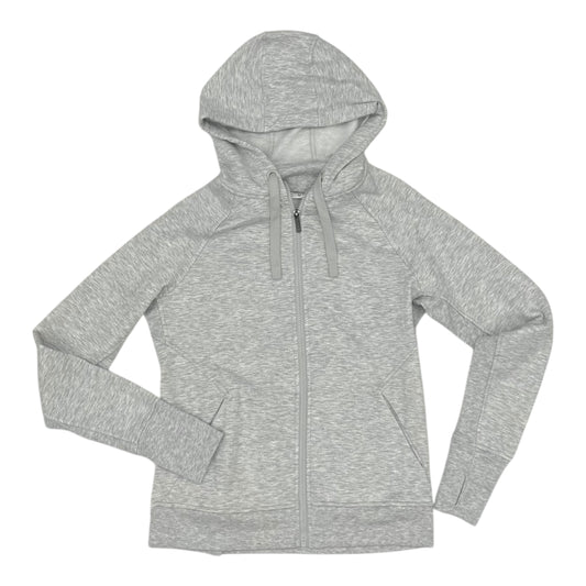 Athletic Sweatshirt Hoodie By Jockey In Grey, Size:M