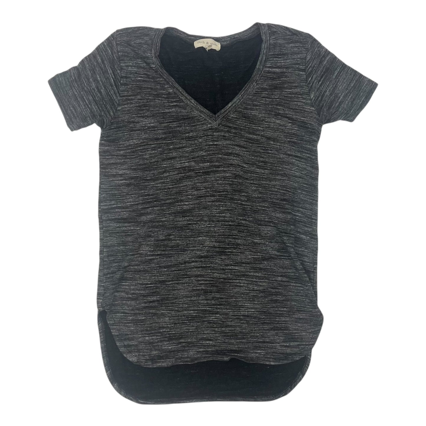 Top Ss By Cloth & Stone In Grey, Size:Xs
