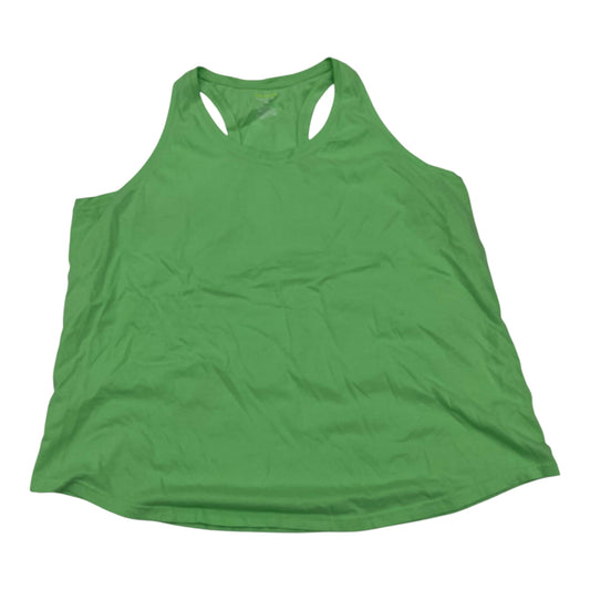 Athletic Tank Top By Tek Gear In Green, Size:1X