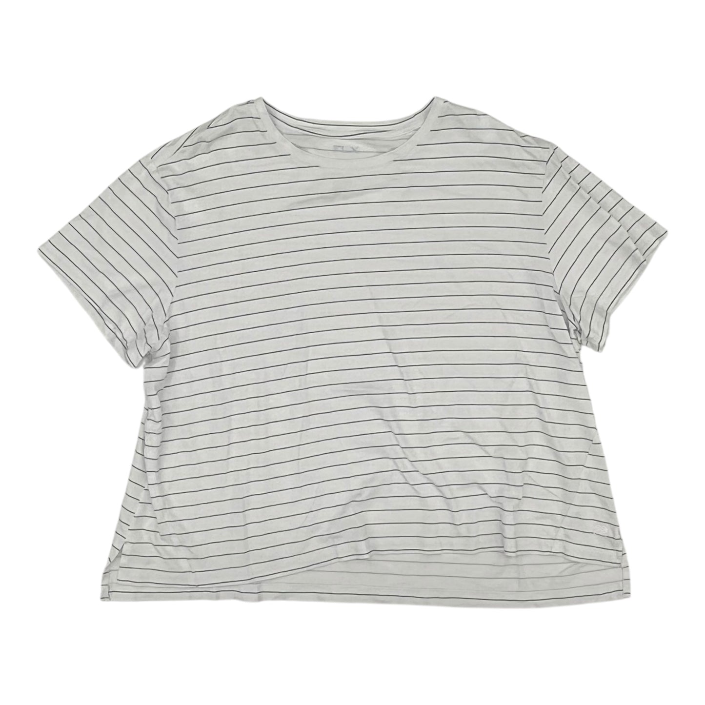 Athletic Top Ss By Flx In Green & White, Size:Xl