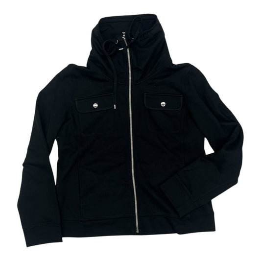 Sweatshirt Collar By Lauren By Ralph Lauren In Black, Size:L